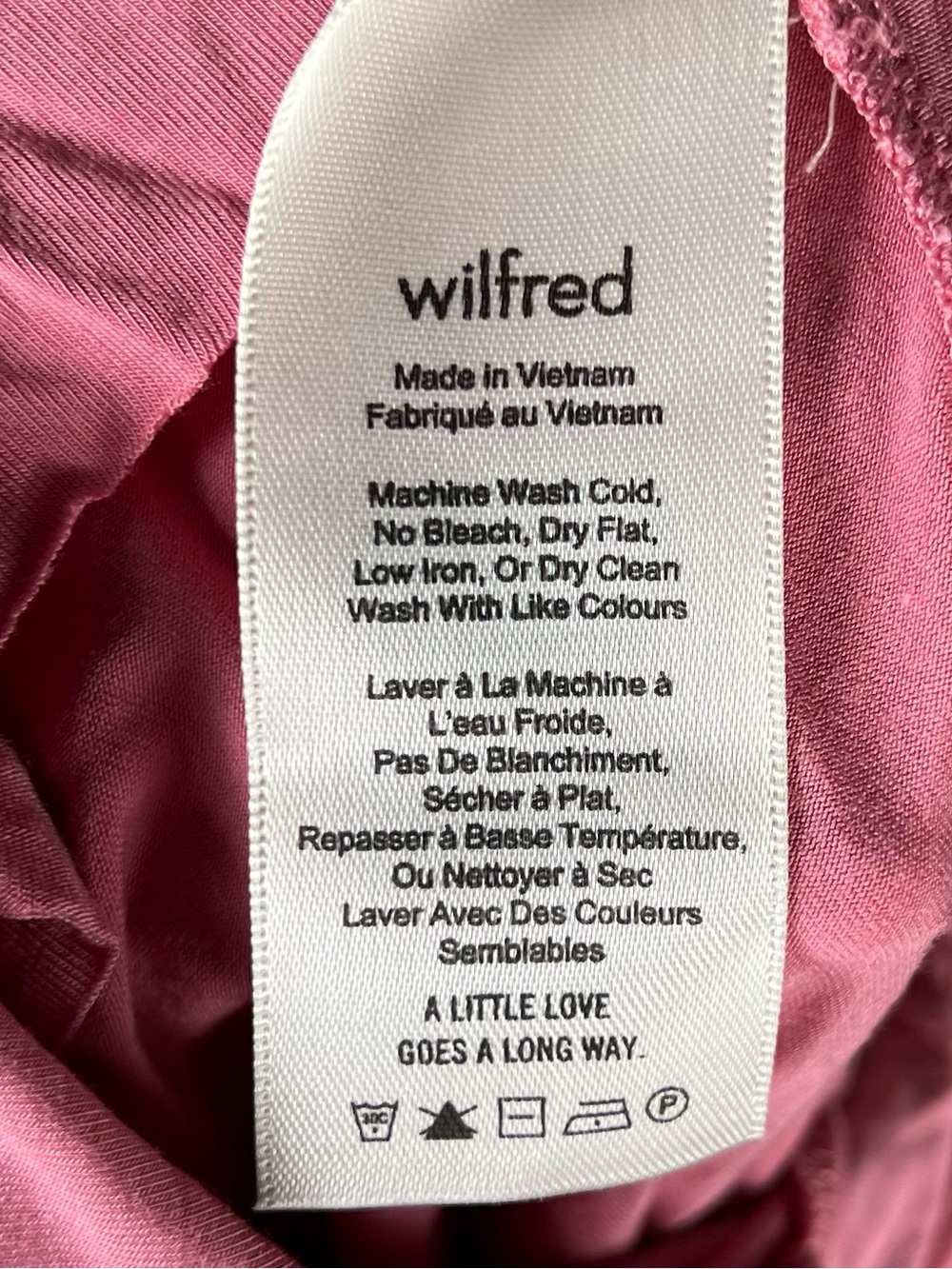 Aritzia Wilfred Bodysuit Womens Small Libellule Pink Ruched Cap-Sleeve Feminine - Picture 8 of 9